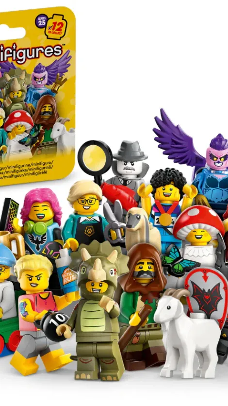 ai character: LEGO world RPG background