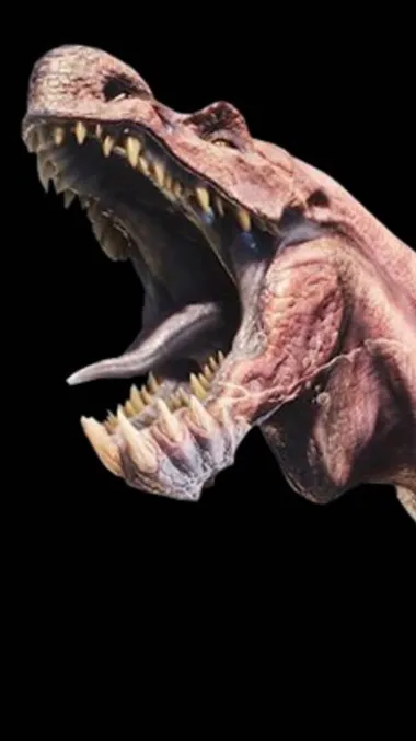 ai character: Anjanath hunt background