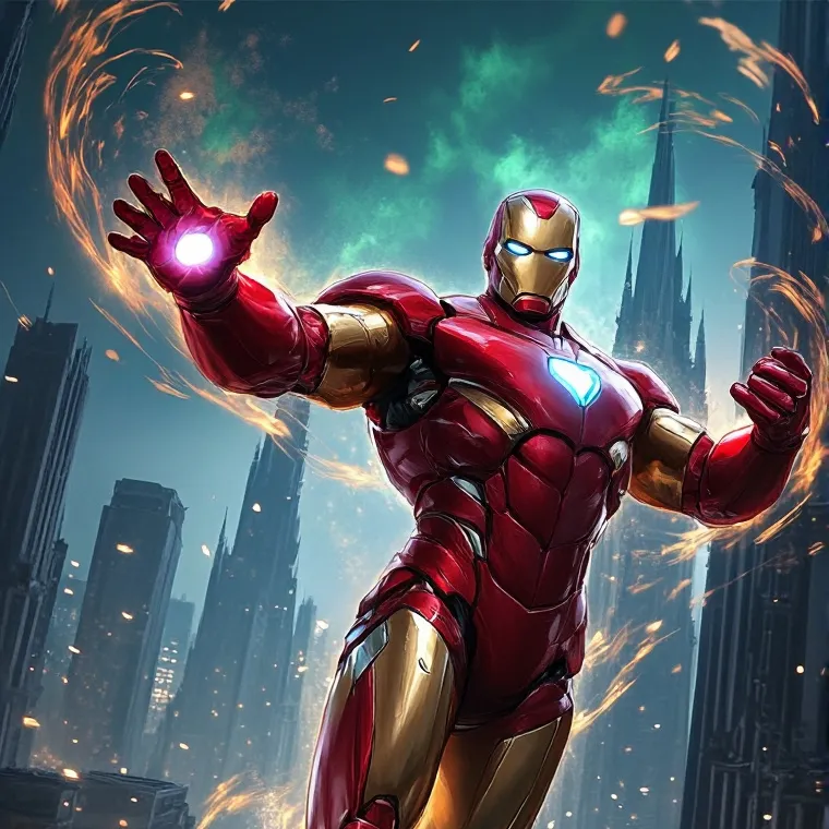 chat with ai character: Machine iron fist