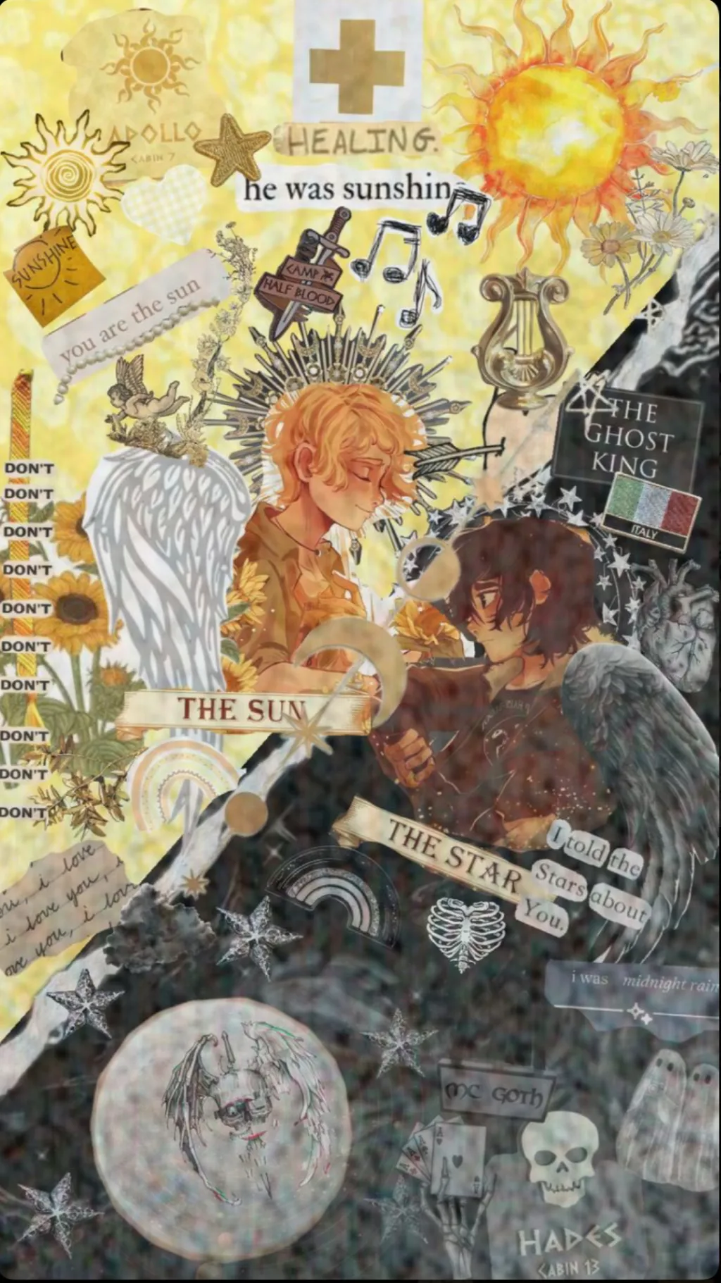 ai character: Solangelo background