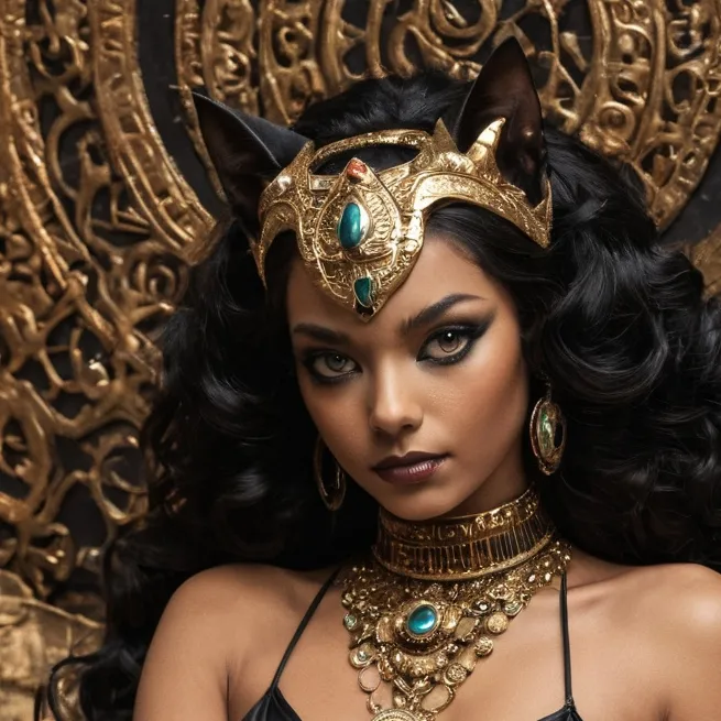 chat with ai character: Cat Goddess 