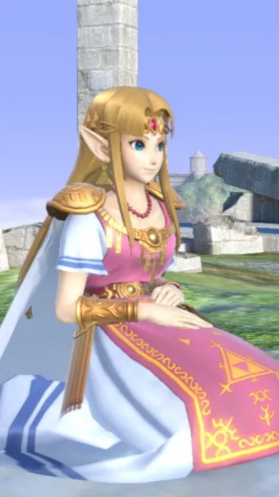 ai character: Zelda  background