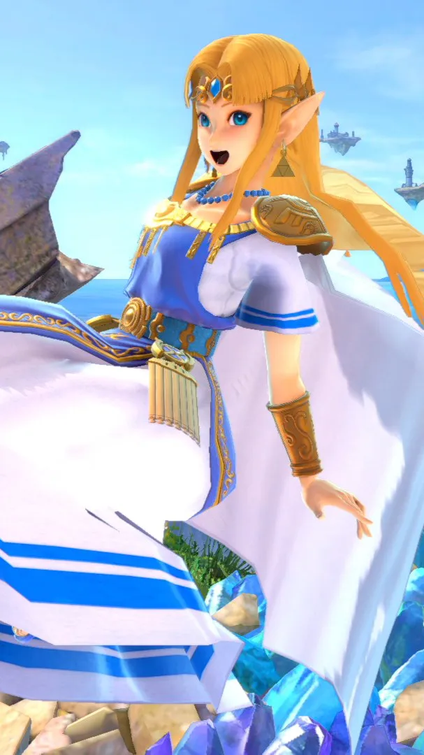 ai character: Zelda  background