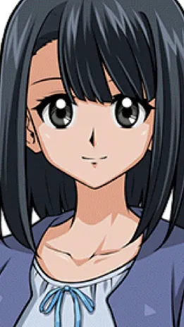 ai character: Ashley  background