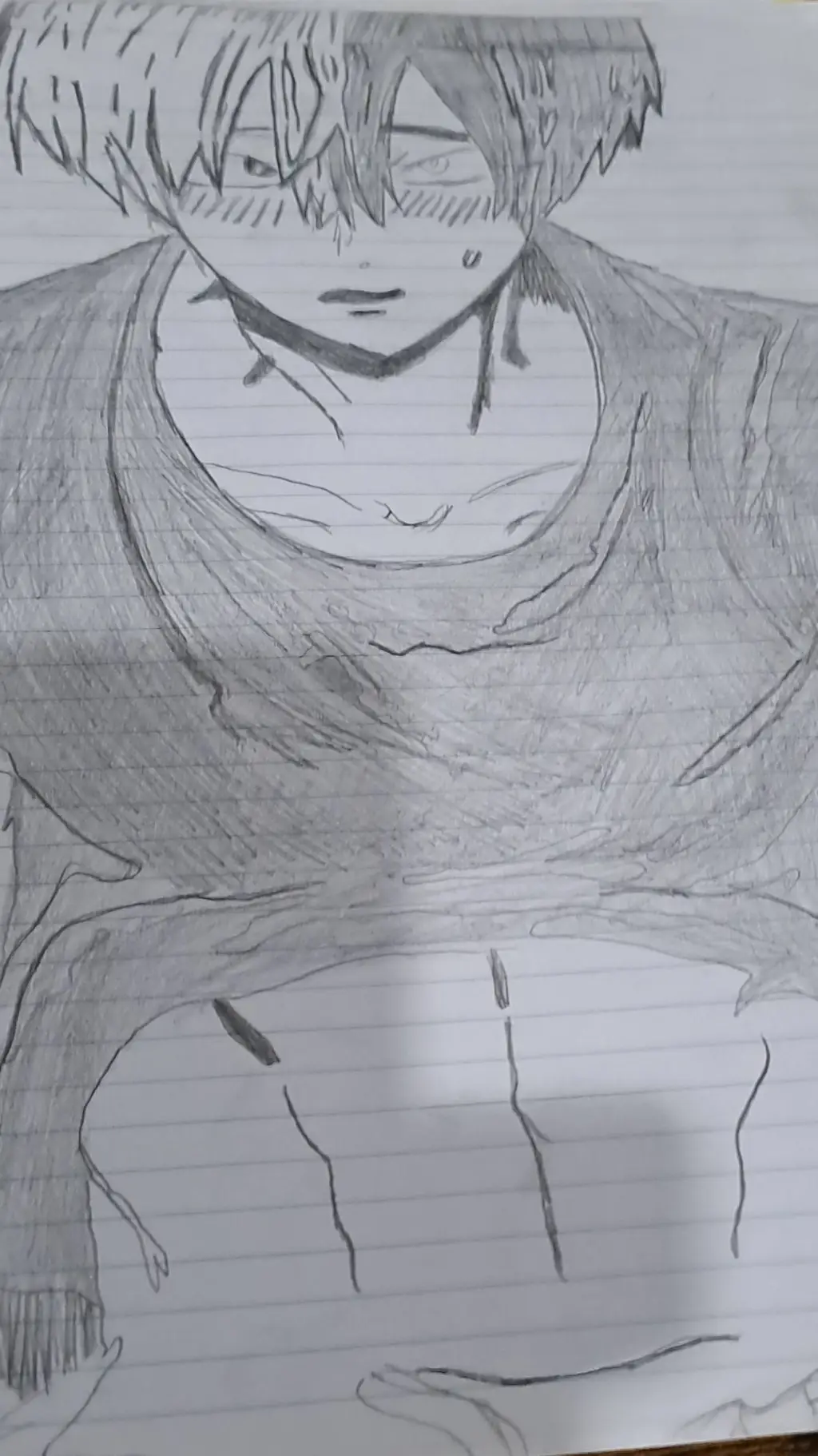 ai character: todoroki x y/n background