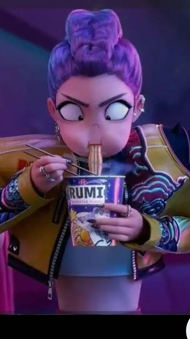 ai character: The huntrix gang background