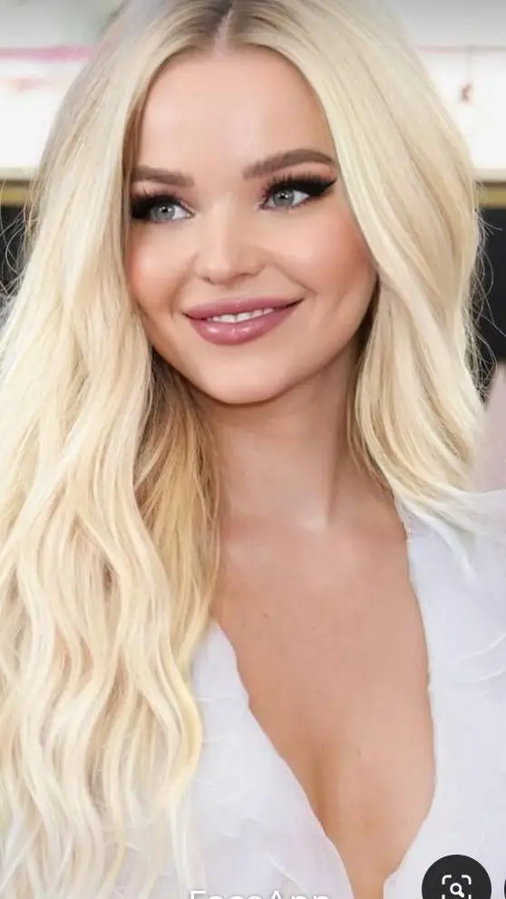 ai character: Dove Cameron  background