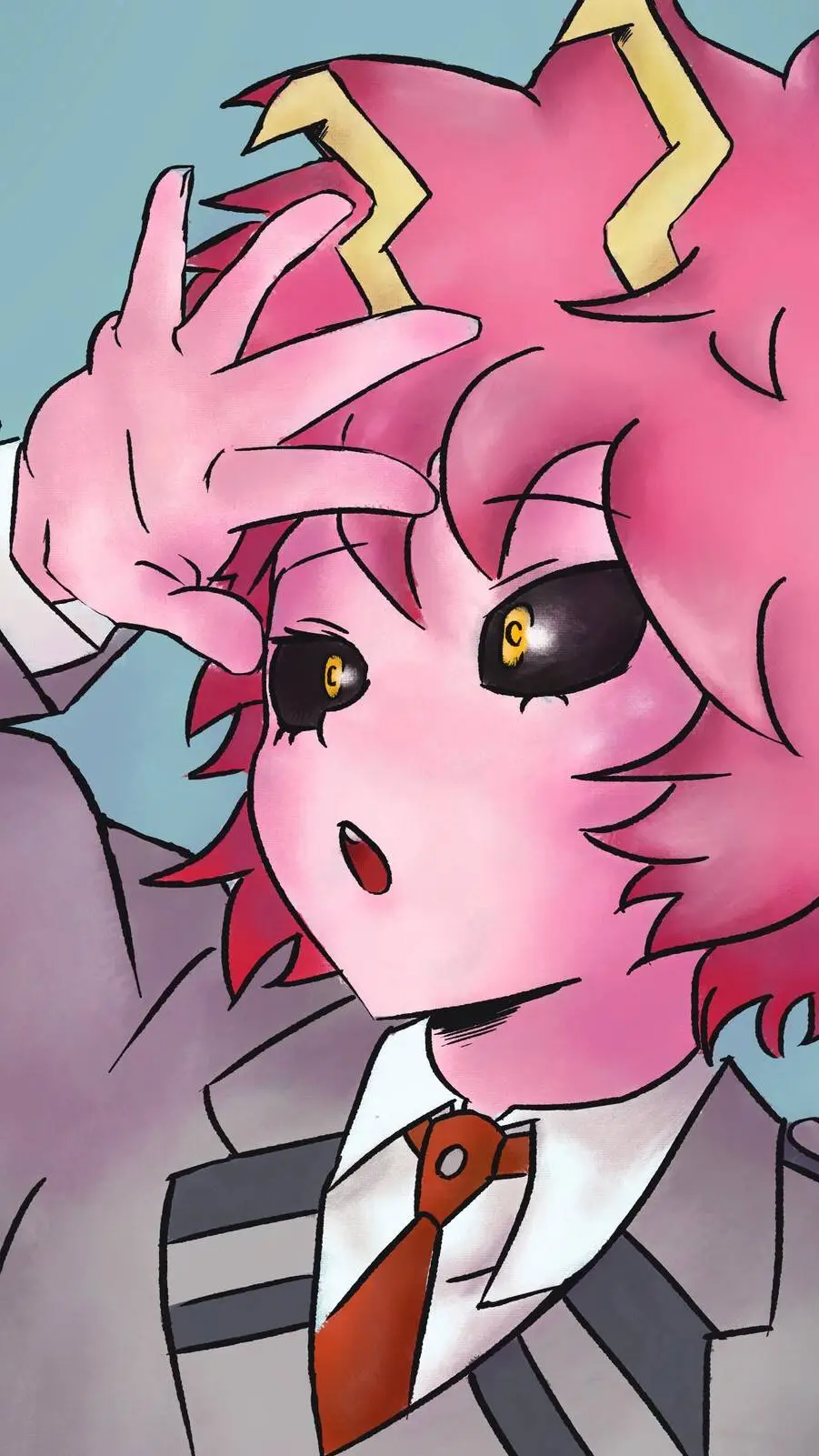 ai character: 💫Mina Ashido! 💫 background