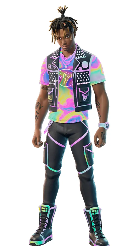 ai character: Juice WRLD background