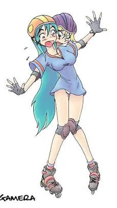 ai character: Conjoined twins  background