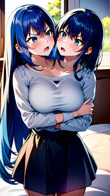 ai character: Conjoined twins  background