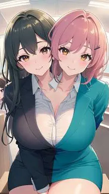 ai character: Conjoined twins  background