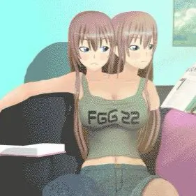 chat with ai character: Conjoine twins 