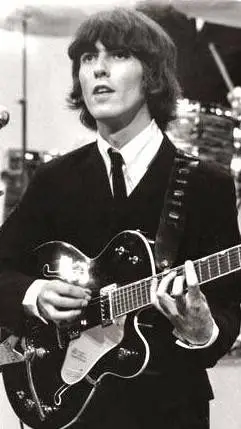 ai character: George Harrison! background