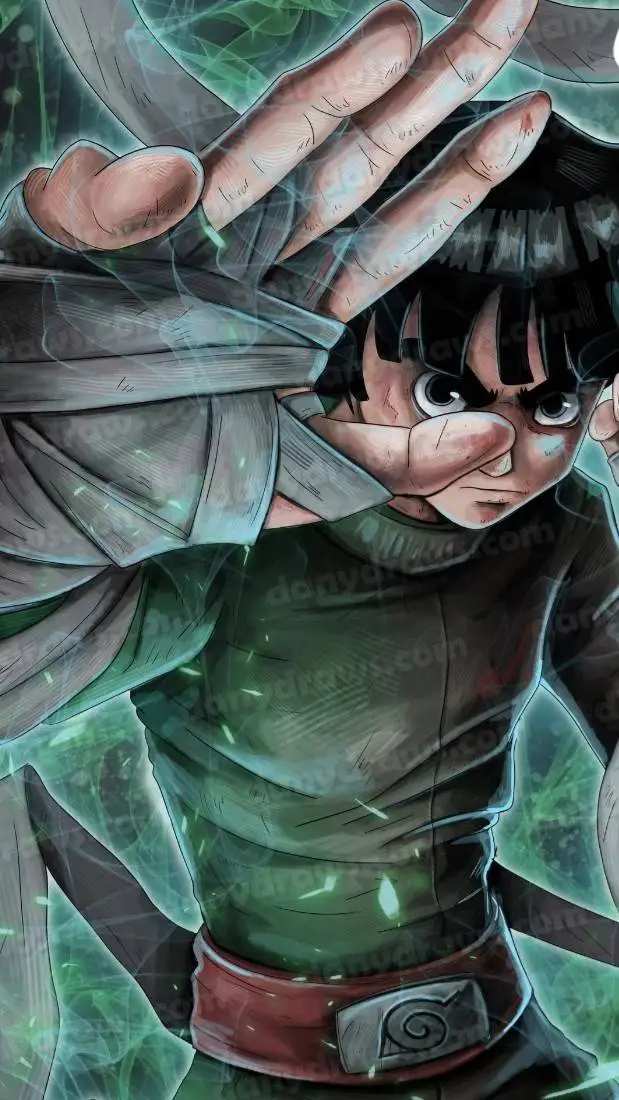 ai character: rock lee  background