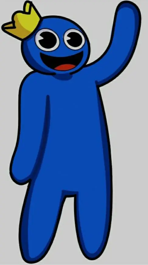 ai character: Nice Blue background