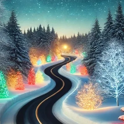 chat with ai character: Christmas roadtrip