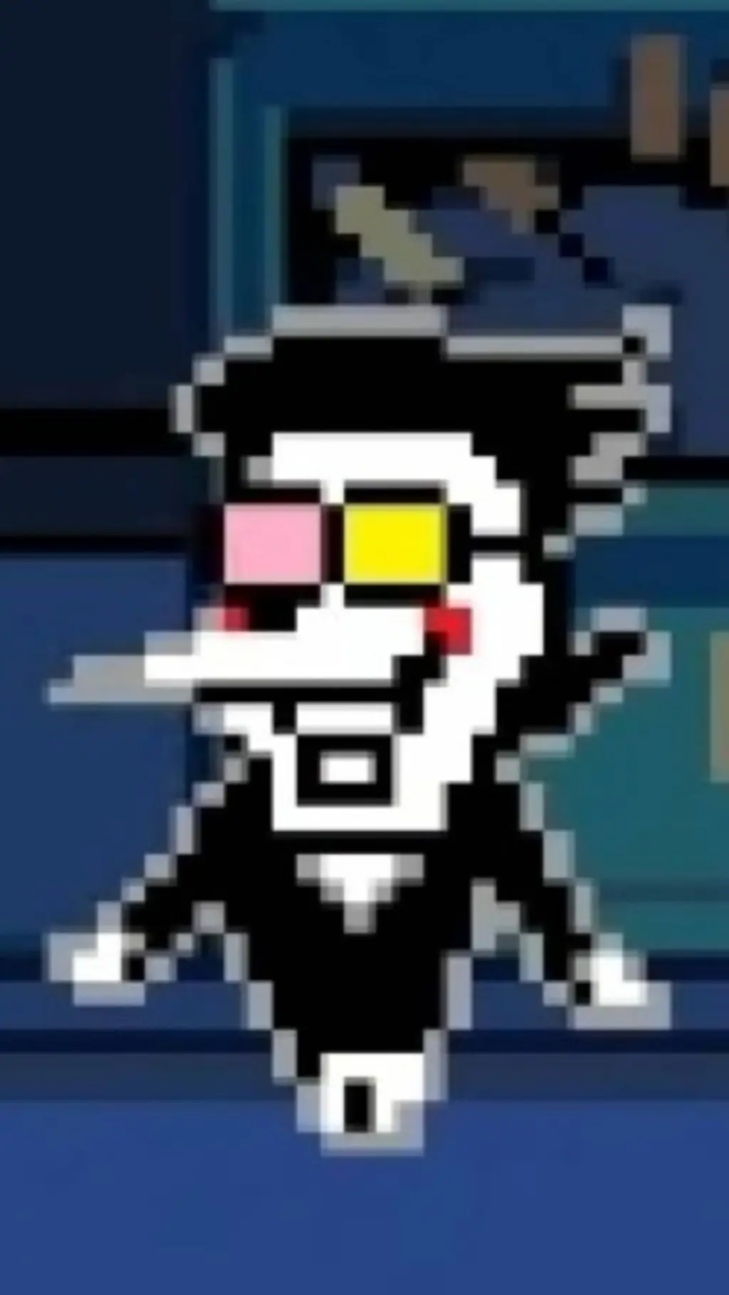 ai character: Spamton G. Spamton background