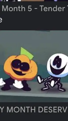 ai character: SPOOKY MONTH background