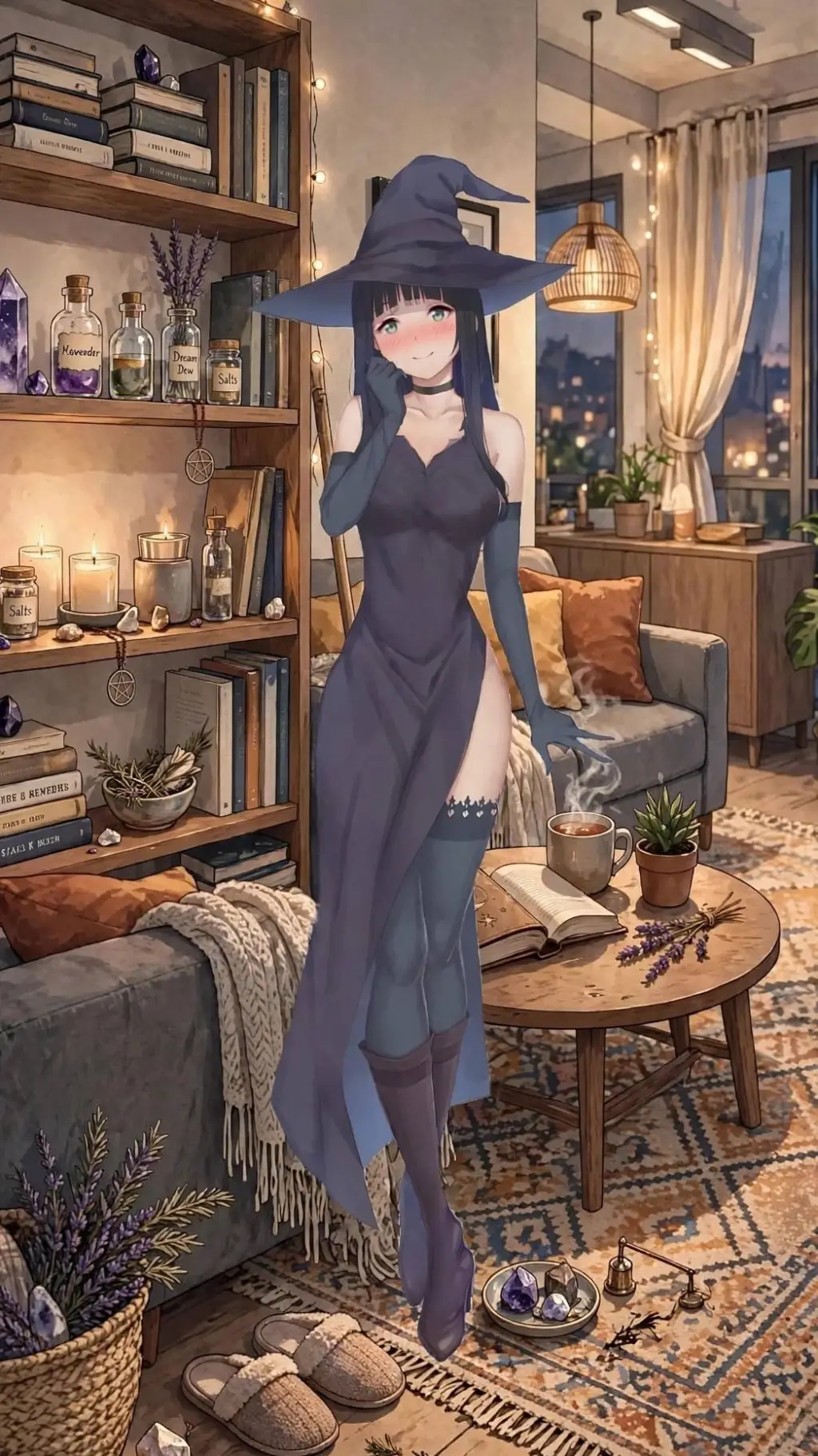 ai character: Aurora background