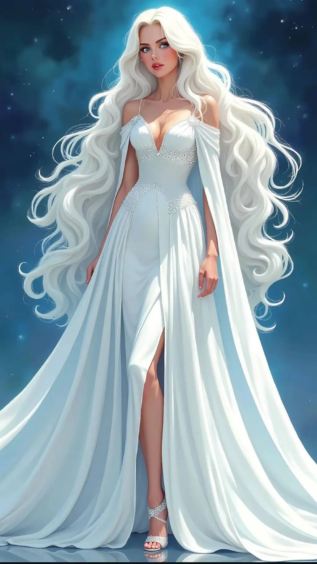 ai character: Miranda  background