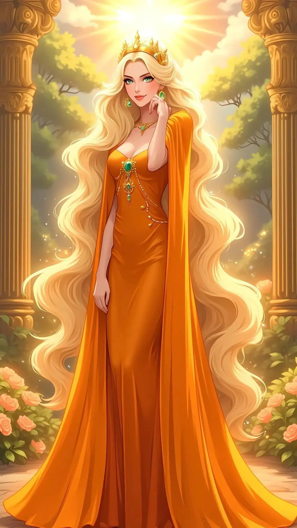 ai character: Clarissia  background