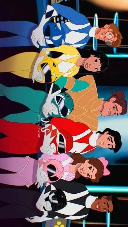 ai character: The Power Ranger  background