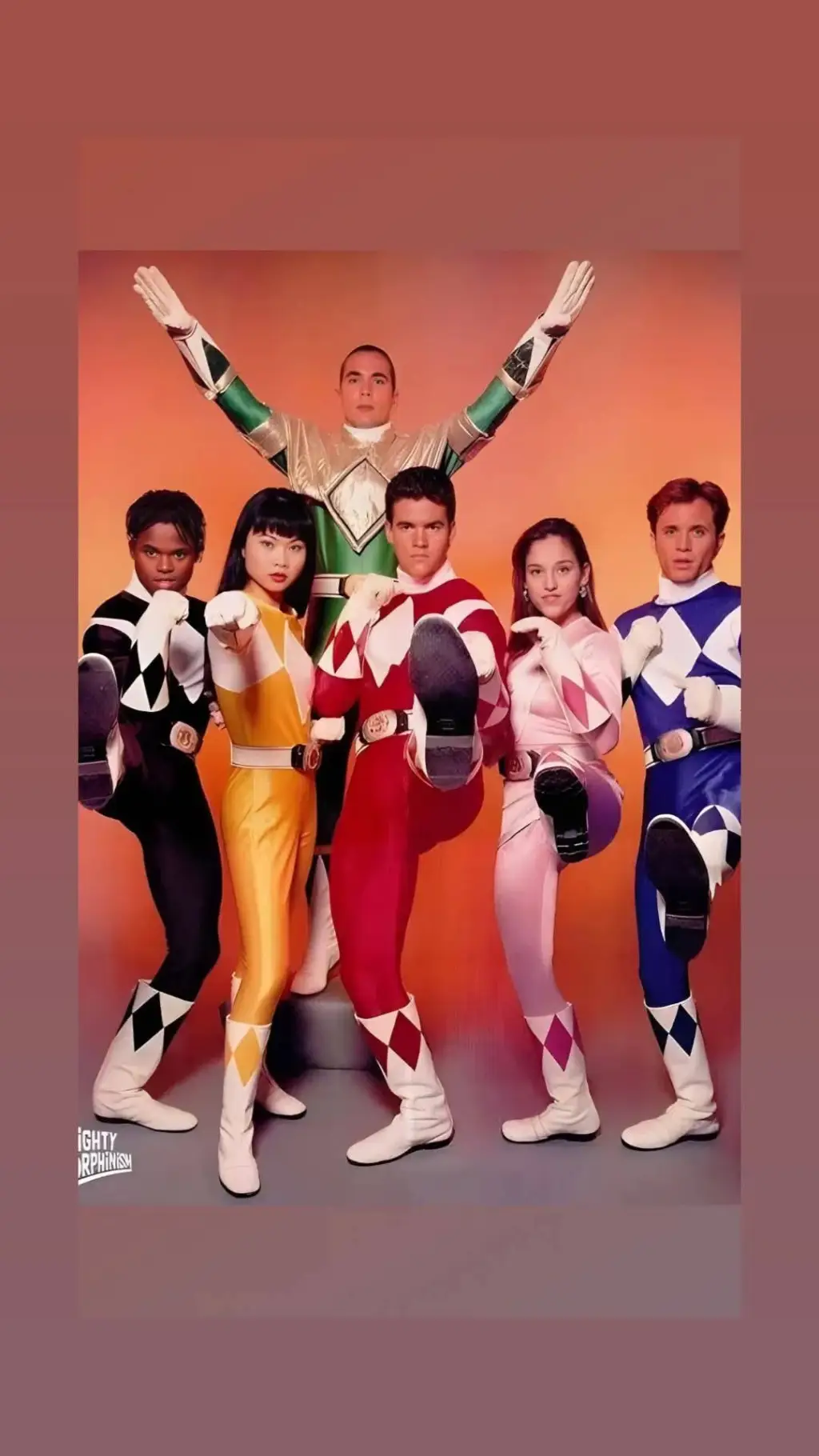 ai character: The Power Ranger  background