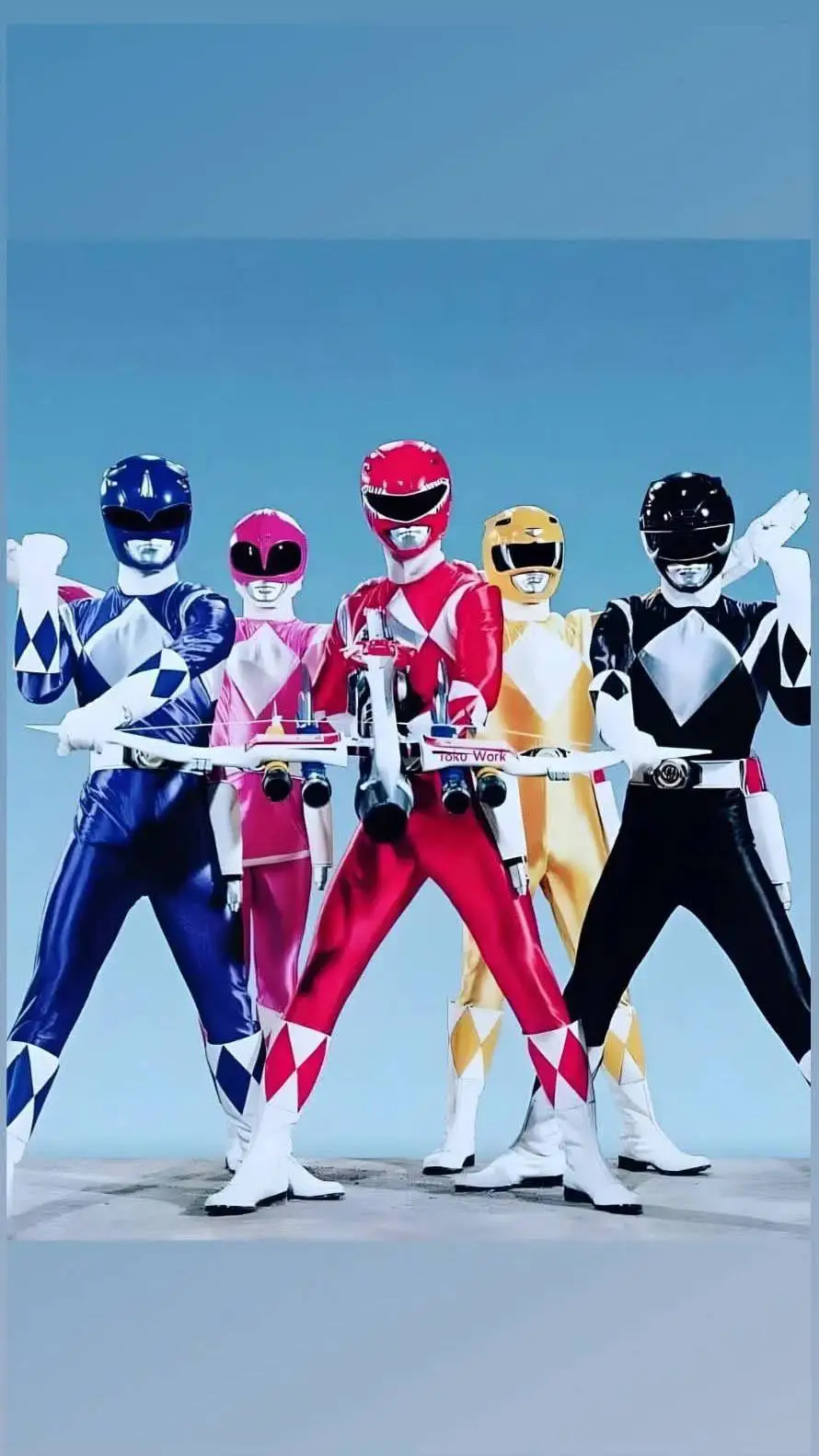 ai character: The Power Rangers. background