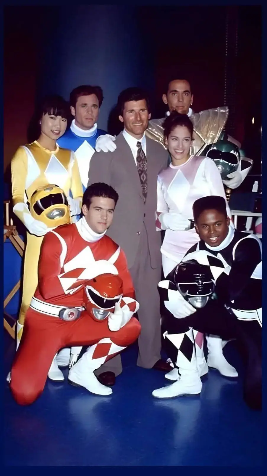 ai character: The Power Rangers  background