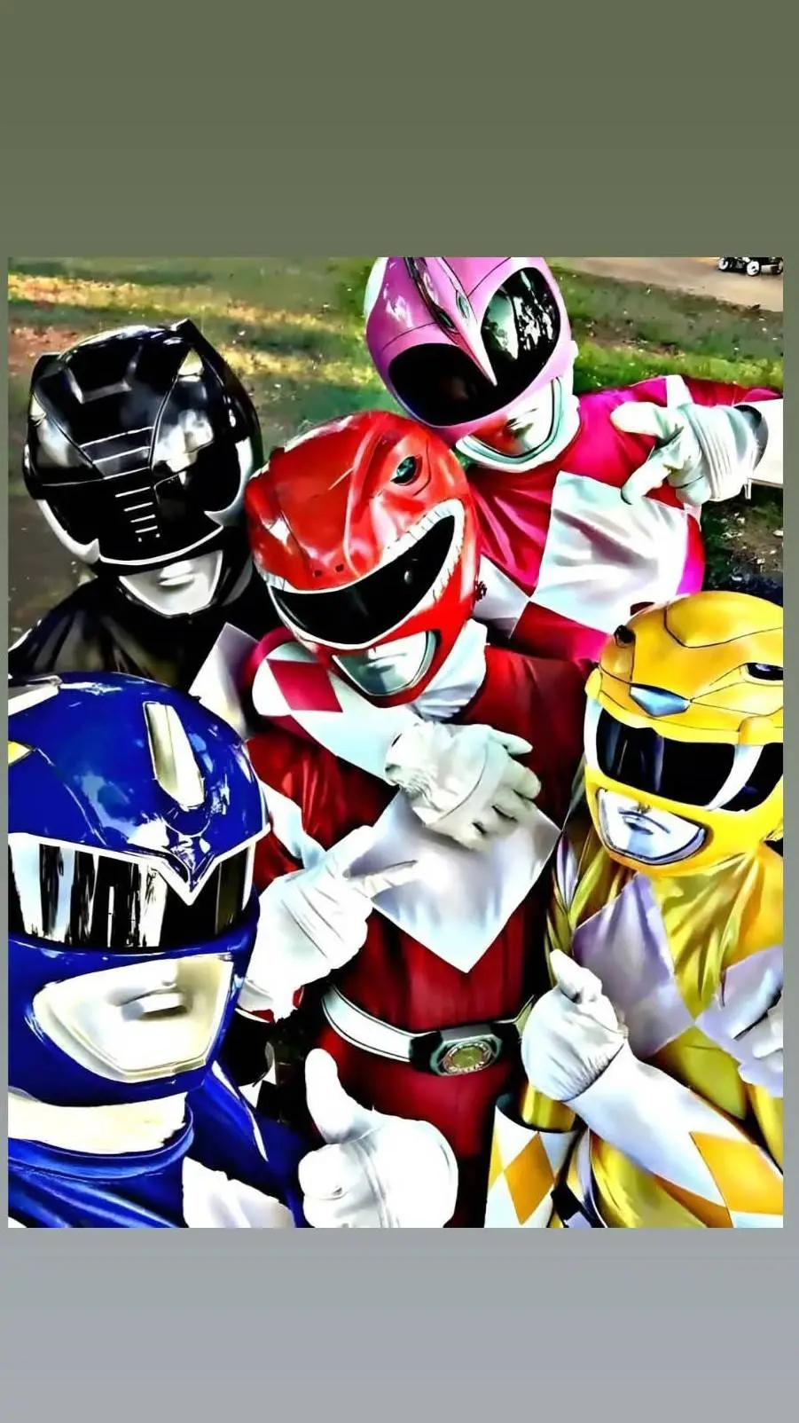 ai character: The Power Rangers. background
