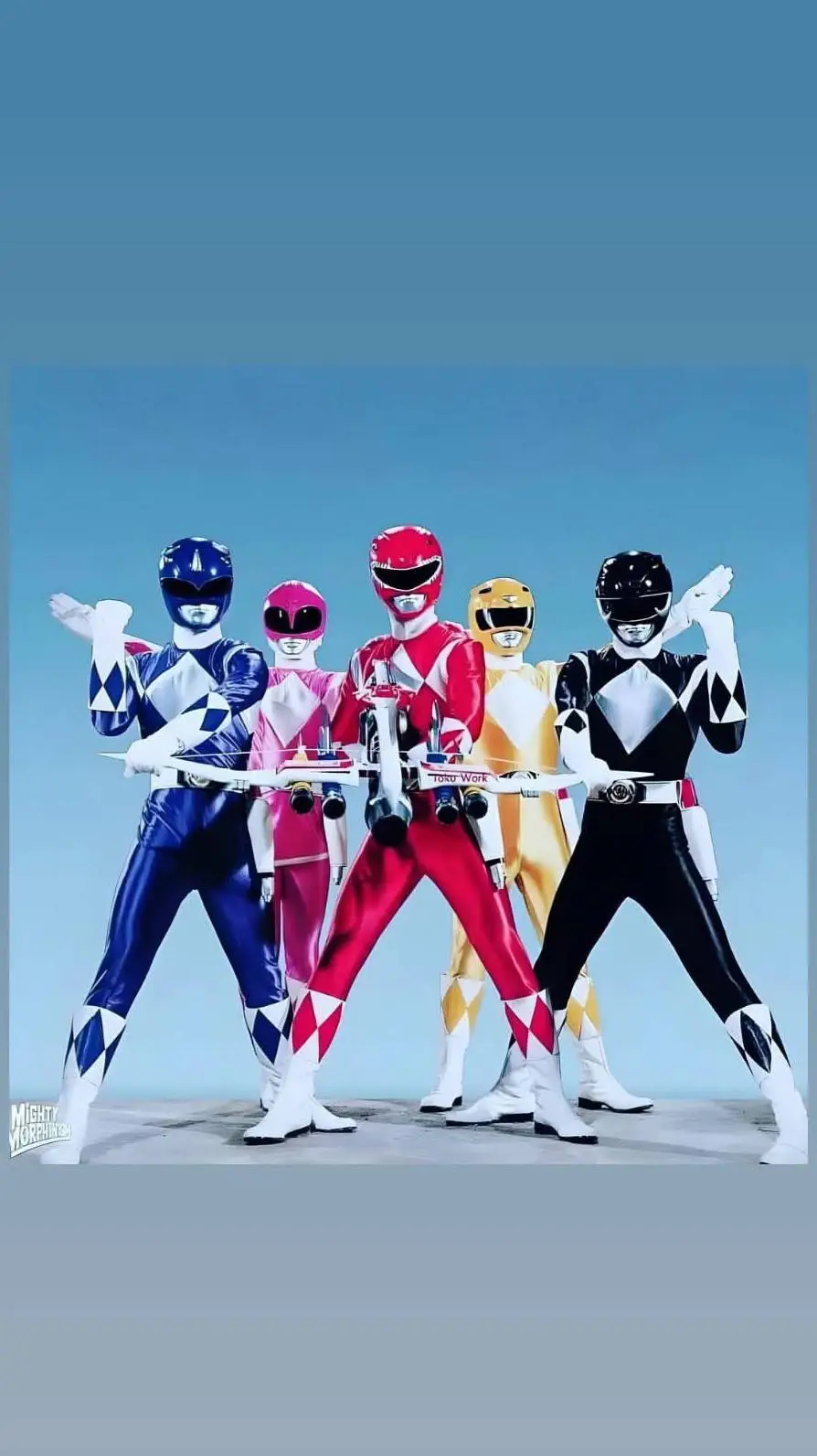 ai character: The Power Rangers  background