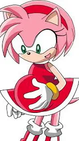 ai character: Amy Rose Pregnant  background