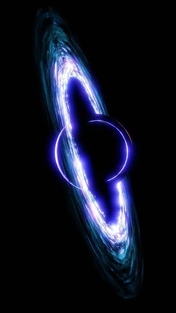 ai character: Black Hole Set background
