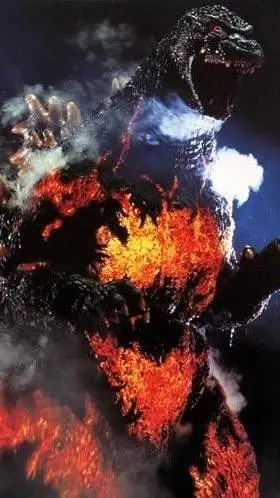 ai character: Burning Goji background