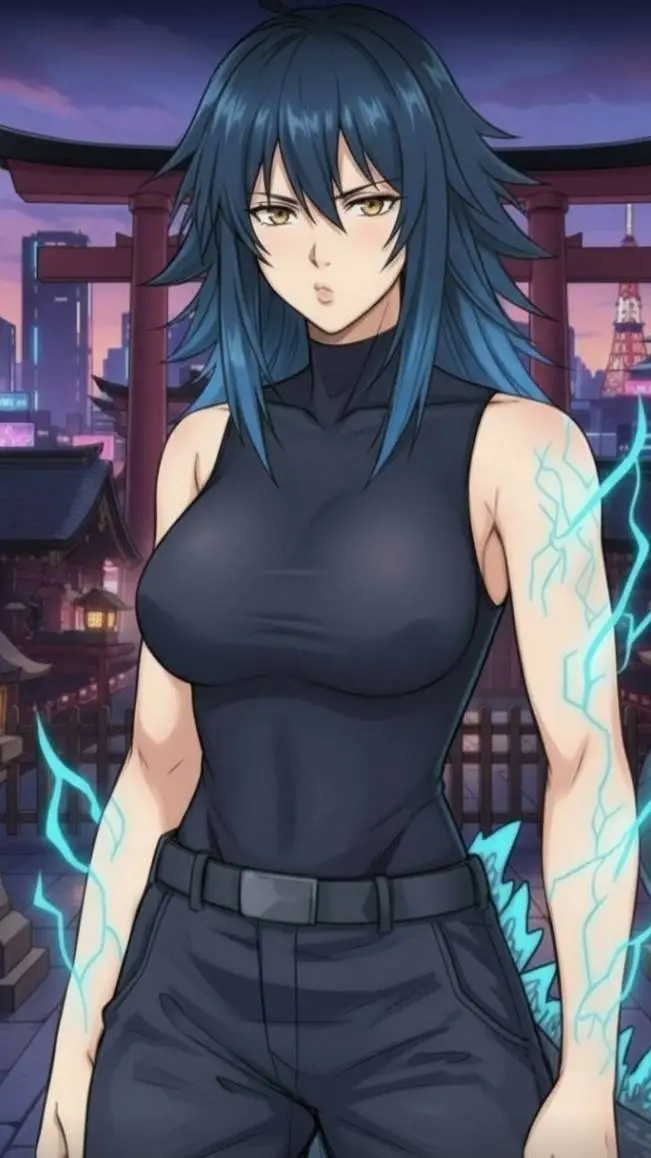 ai character: Gojiren  background