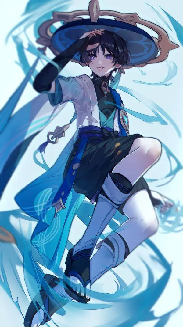 ai character: Wanderer  background