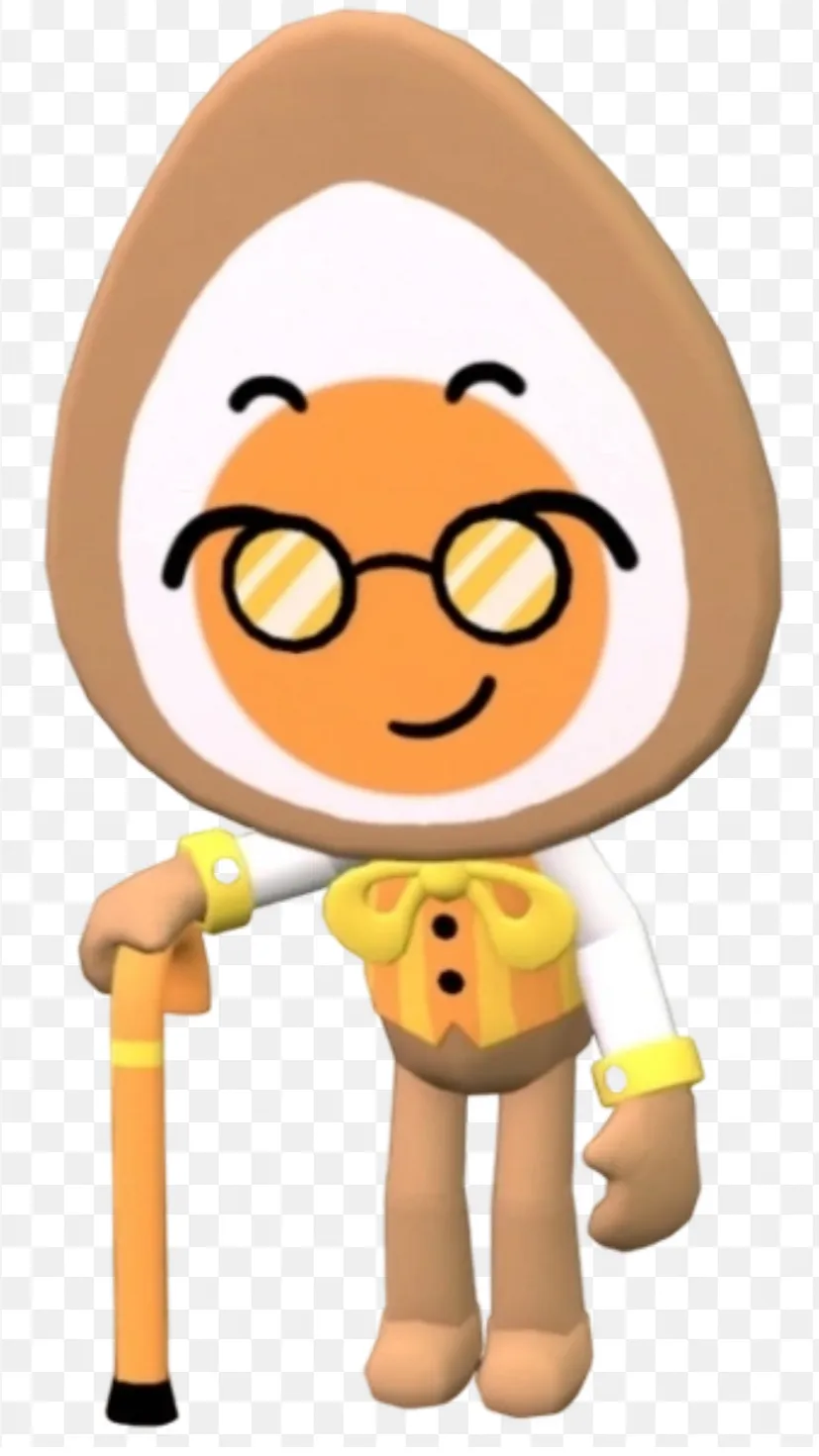 ai character: Eggson background