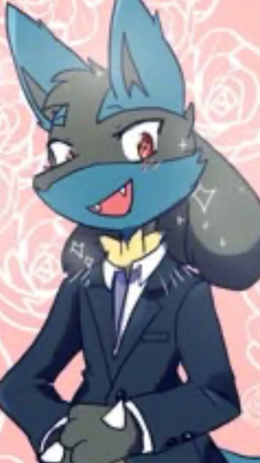 ai character: Lucario background