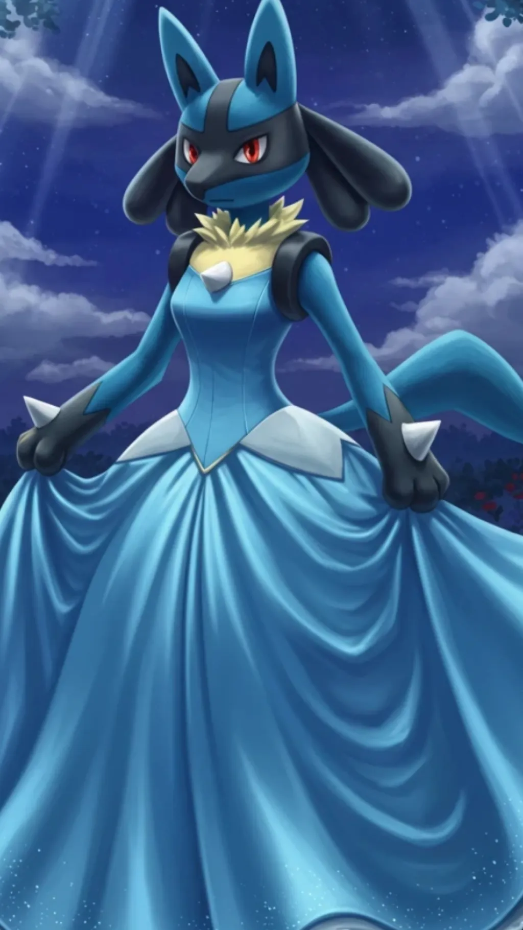 ai character: Lucario background