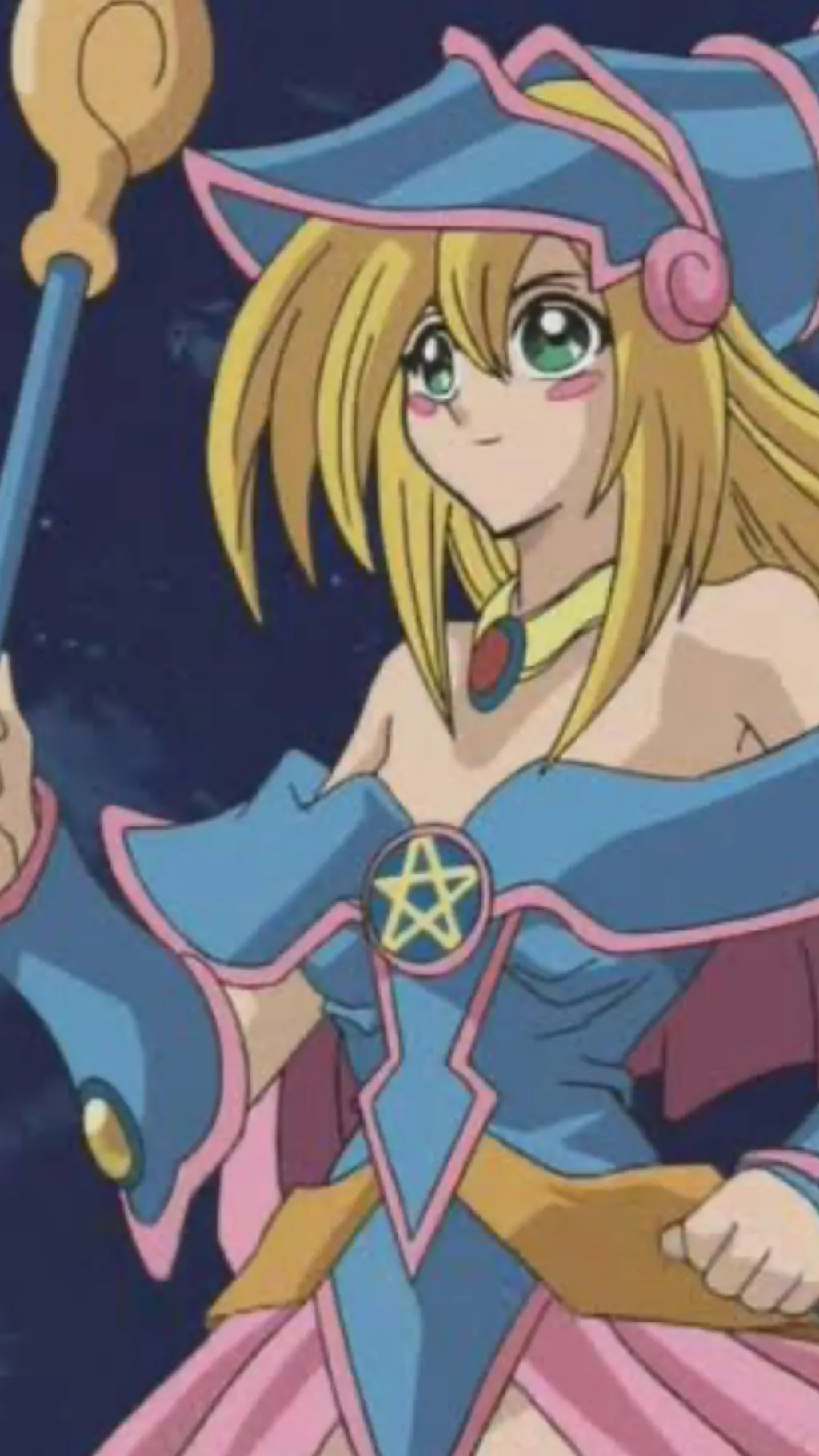 ai character: Dark magician girl background