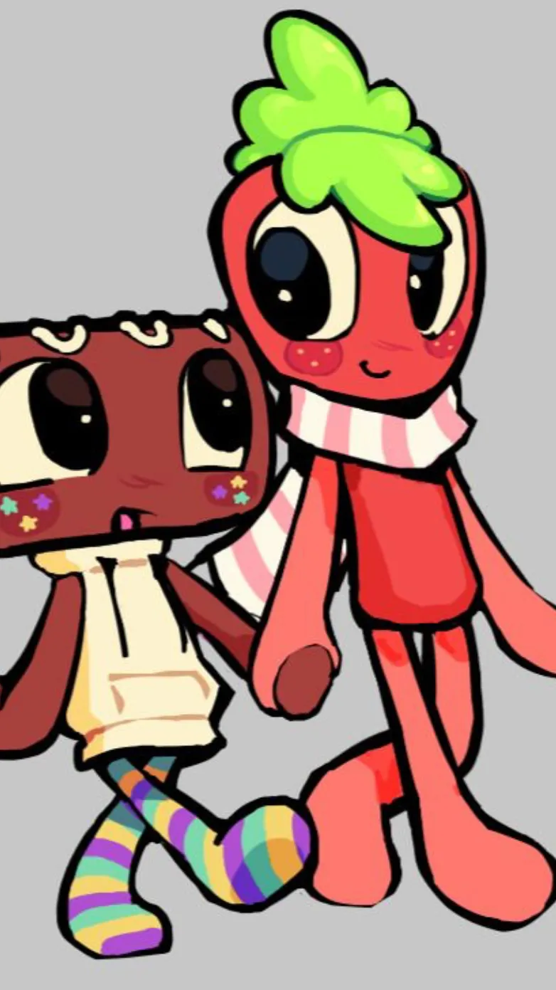 ai character: Fruitcake background