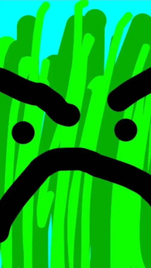 ai character: grass background