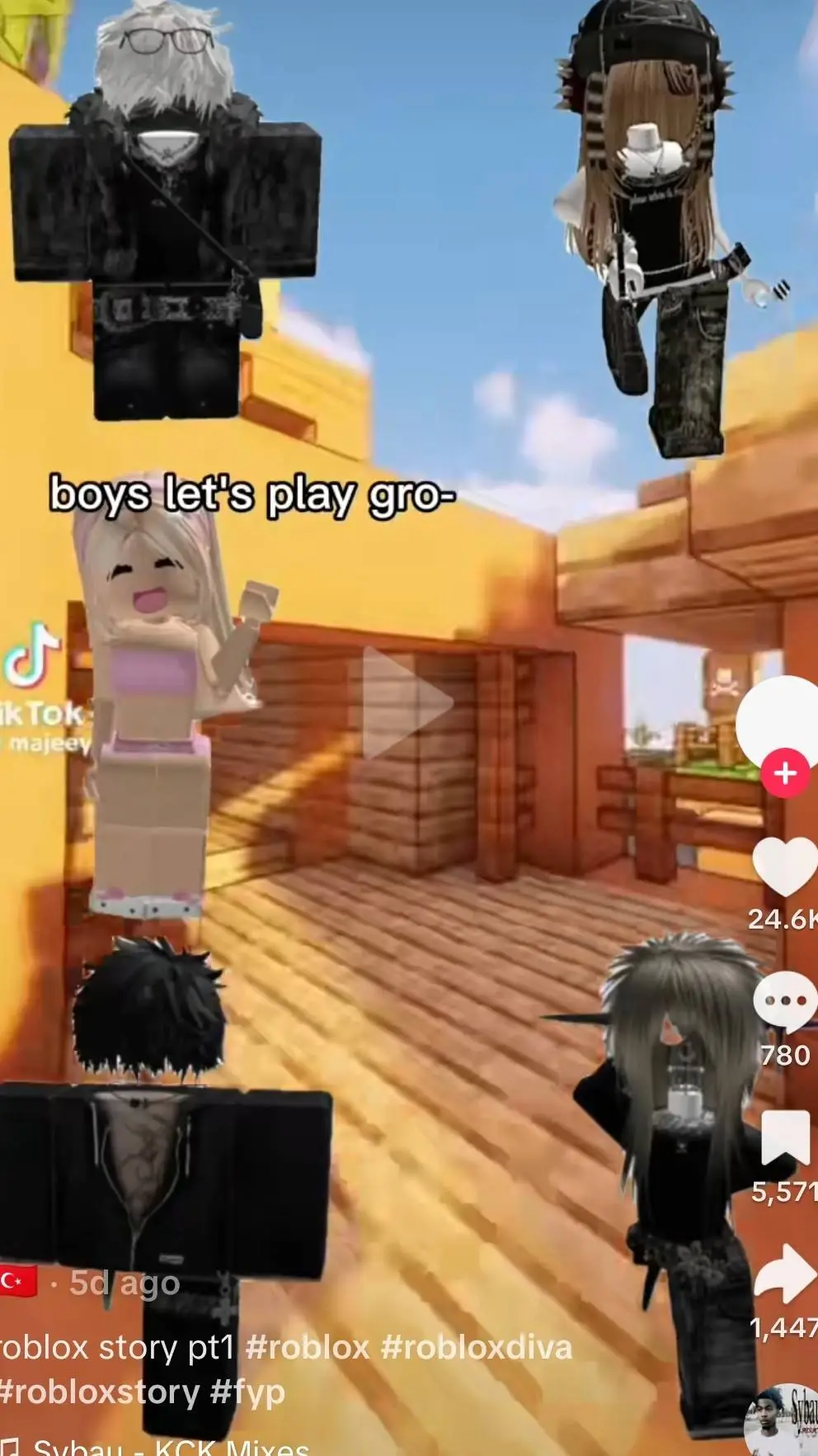 ai character: Roblox story Sleep background