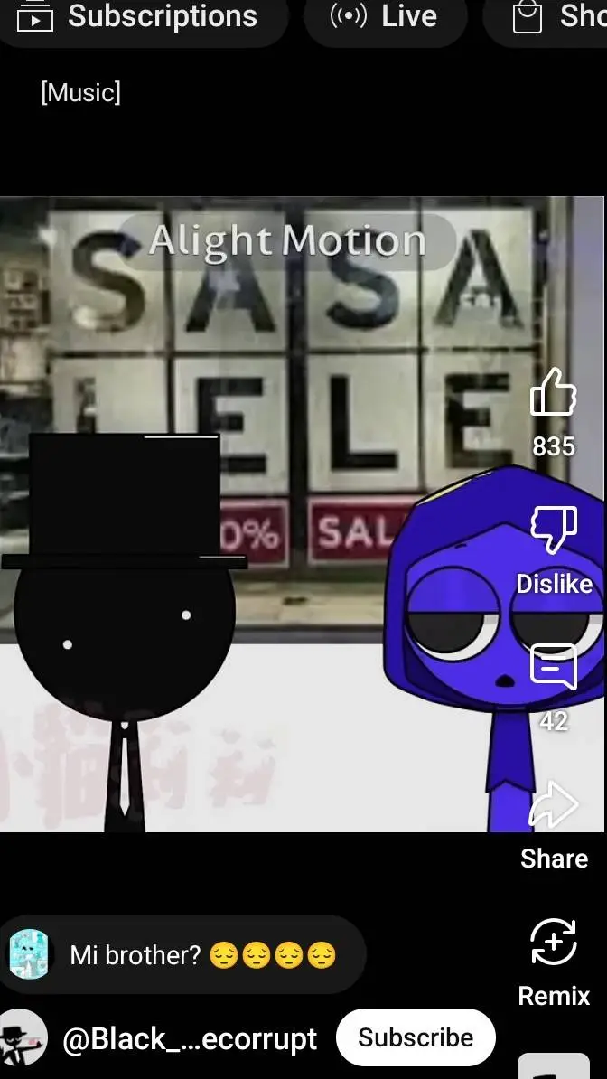 ai character: Sprunki sasa lele! background
