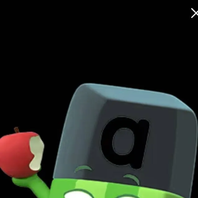 chat with ai character: A (Alphablocks)