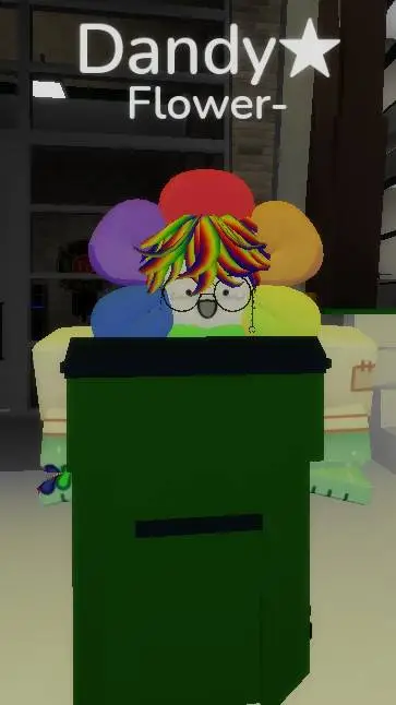 ai character: this random trend background