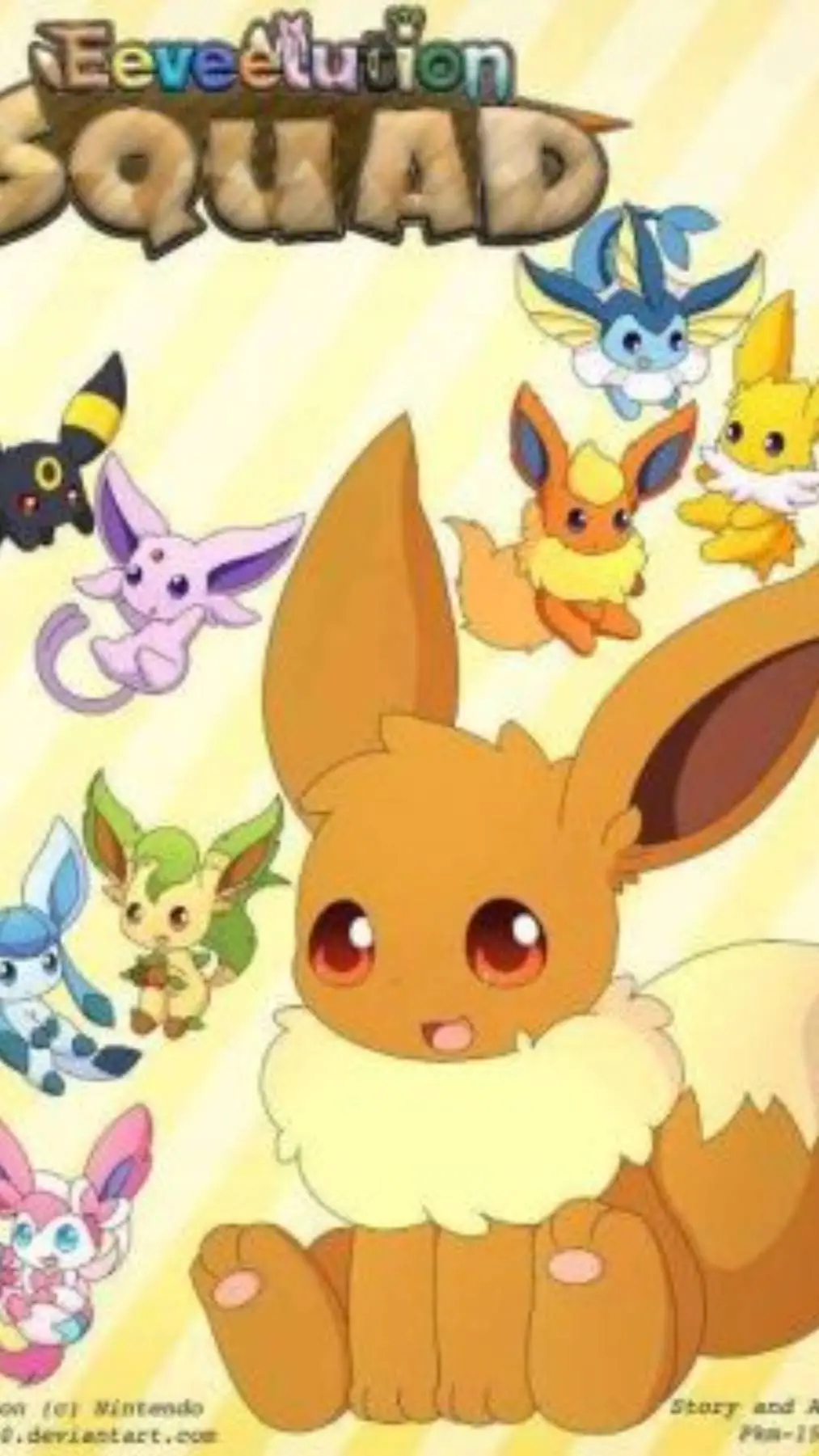 ai character: Eeveelution squad  background