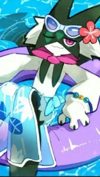 ai character: Pokémon horizons background