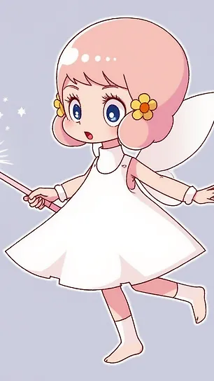 ai character: The Fairy of God background